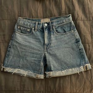 Everlane denim shorts